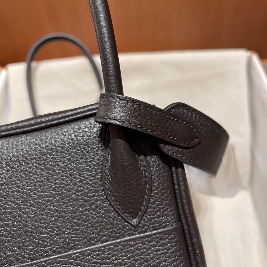 에르메스 린디백26 블랙 금장 끌레망스 가죽